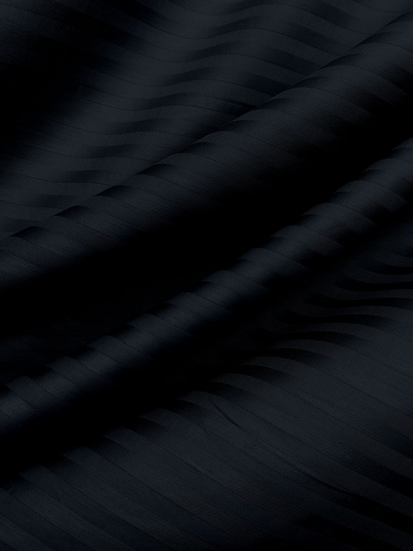 Простынь на резинке страйп сатин ONYX Cosas модель StrSatin_00Onyx_60х120х12 Фото