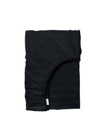 Простынь на резинке страйп сатин ONYX Cosas модель StrSatin_00Onyx_60х120х12 Фото