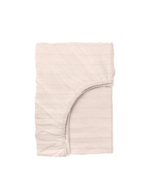 Простынь на резинке страйп сатин PASTEL Cosas модель StrSatin_03Pastel_60х120х12 Фото