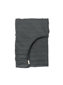 Простирадло на резинці страйп сатин LAVA Cosas модель StrSatin_10Lava_60х120х12 Фото