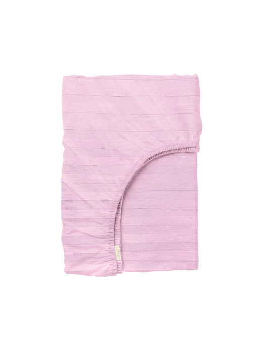 Простынь на резинке страйп сатин BUBBLE Cosas модель StrSatin_11Bubble_60х120х12 Фото