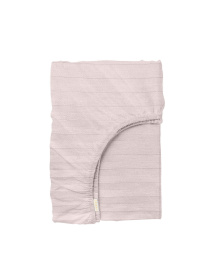 Простынь на резинке страйп сатин SAND Cosas модель StrSatin_12Sand_60х120х12 Простынь на резинке страйп сатин SAND Cosas модель StrSatin_12Sand_60х120х12 Фото