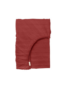 Простынь на резинке страйп сатин BURGUNDY Cosas модель StrSatin_13Burgundy_60х120х12 Простынь на резинке страйп сатин BURGUNDY Cosas модель StrSatin_13Burgundy_60х120х12 Фото