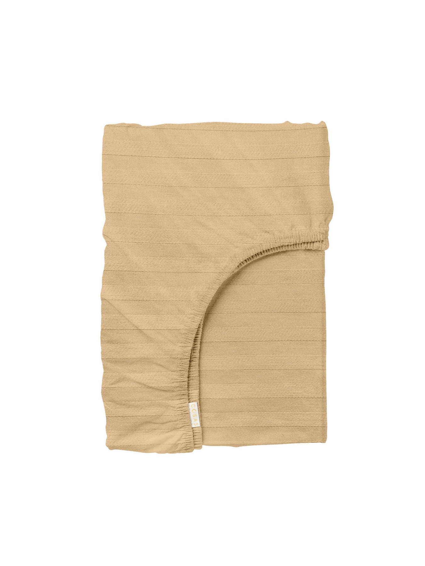 Простирадло на резинці страйп сатин HONEY Cosas модель StrSatin_16Honey_60х120х12 Фото