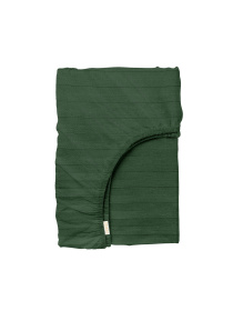 Простынь на резинке страйп сатин FOREST Cosas модель StrSatin_18Forest_60х120х12 Простынь на резинке страйп сатин FOREST Cosas модель StrSatin_18Forest_60х120х12 Фото