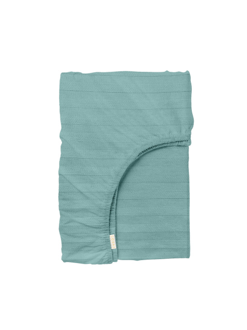 Простынь на резинке страйп сатин BERMUDA Cosas модель StrSatin_22Bermuda_60х120х12 Фото