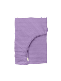 Простирадло на резинці страйп сатин AMETHYST Cosas модель StrSatin_24Amethyst_60х120х12 Простирадло на резинці страйп сатин AMETHYST Cosas модель StrSatin_24Amethyst_60х120х12 Фото