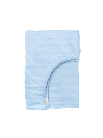 Простирадло на резинці страйп сатин MAYA Cosas модель StrSatin_25Maya_60х120х12 Фото