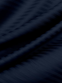 Простирадло на резинці страйп сатин NAVY Cosas модель StrSatin_51Navy_60х120х12 Фото