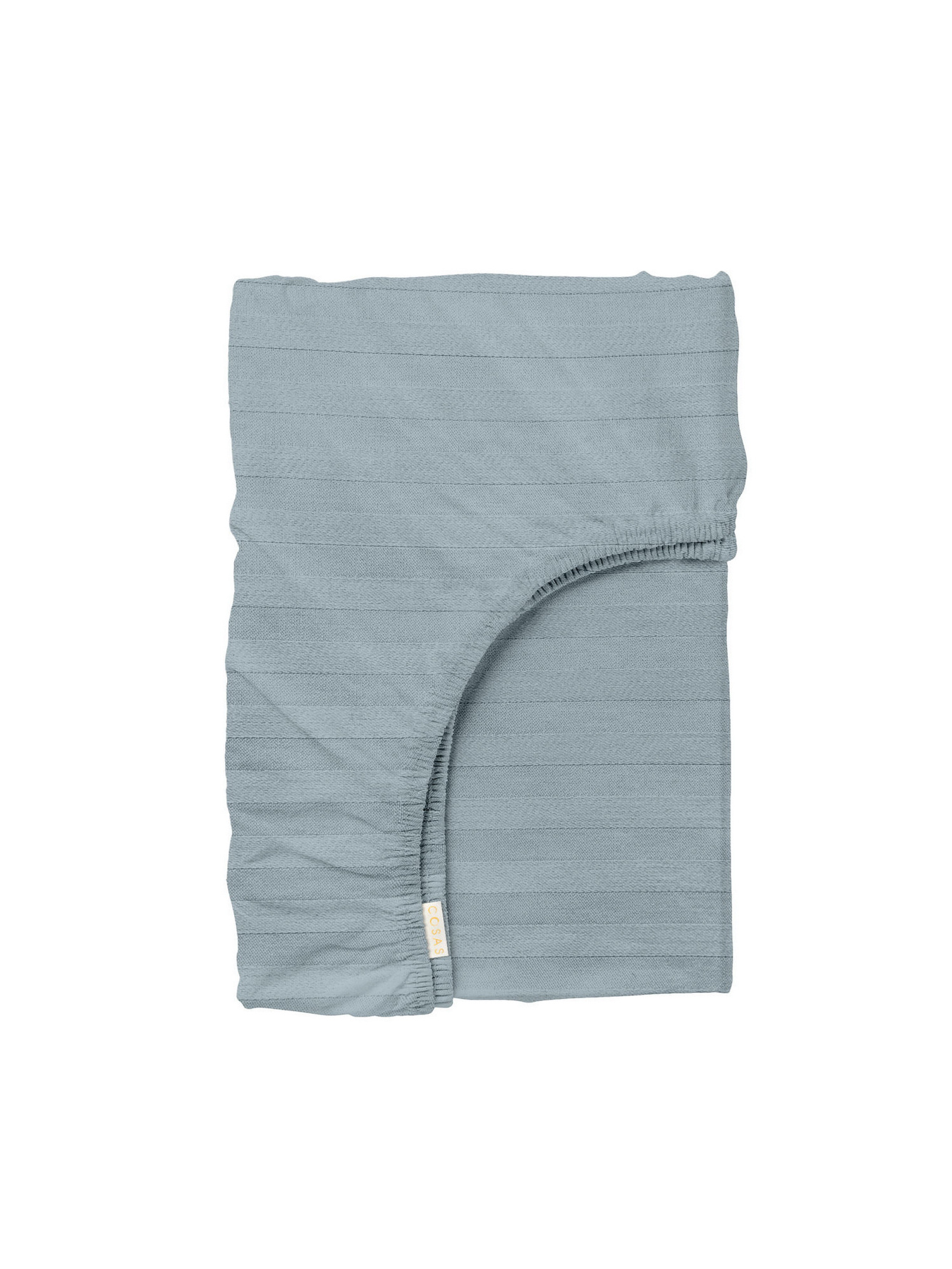 Простирадло на резинці страйп сатин CASHMERE Cosas модель StrSatin_52Cashmere_60х120х12 Фото