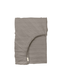 Простынь на резинке страйп сатин SAVANA Cosas модель StrSatin_54Savana_60х120х12 Простынь на резинке страйп сатин SAVANA Cosas модель StrSatin_54Savana_60х120х12 Фото