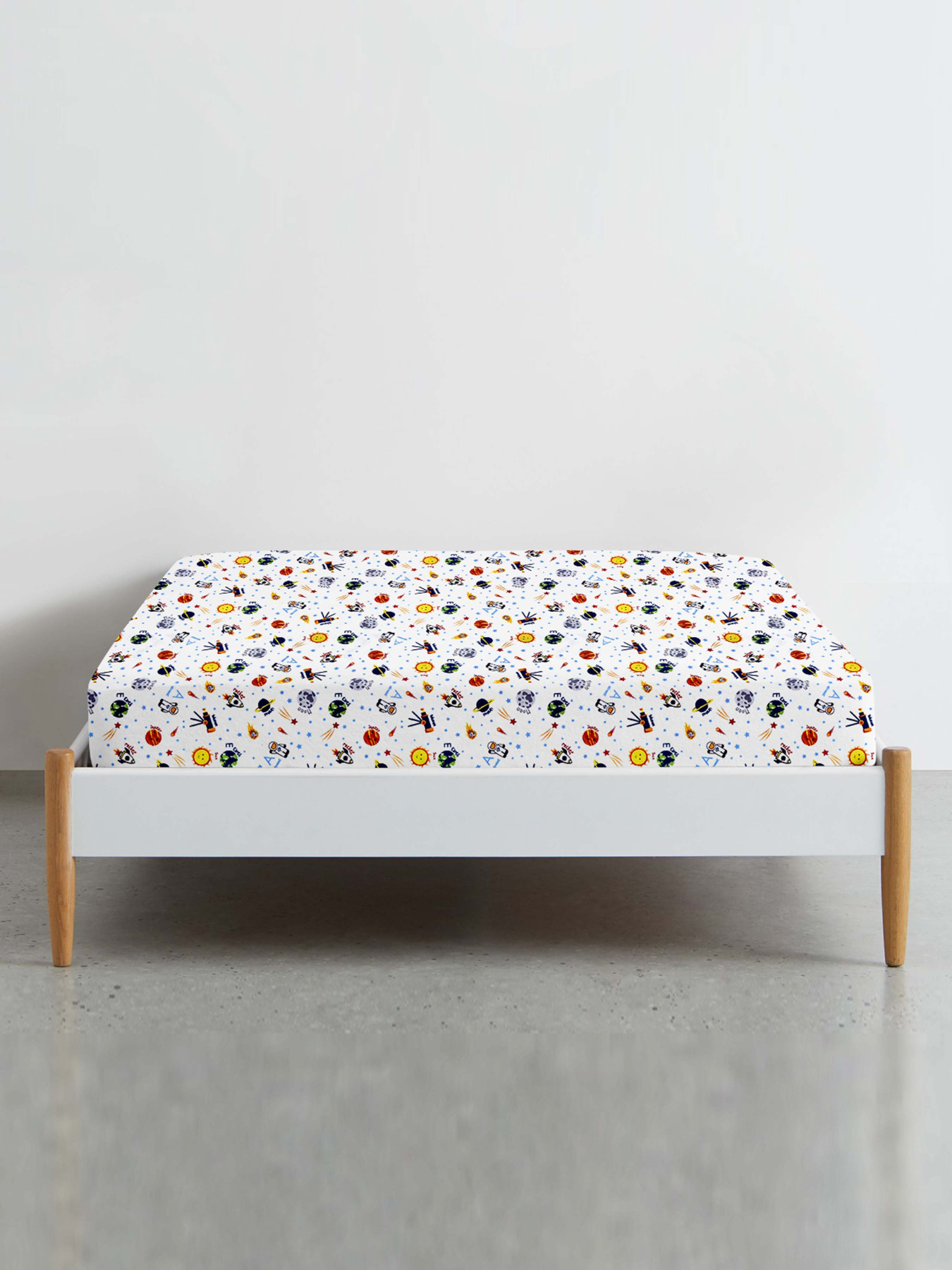 Простынь на резинке ранфорс TELESCOPE WHITE Cosas модель TelescopeWhite_120 Фото