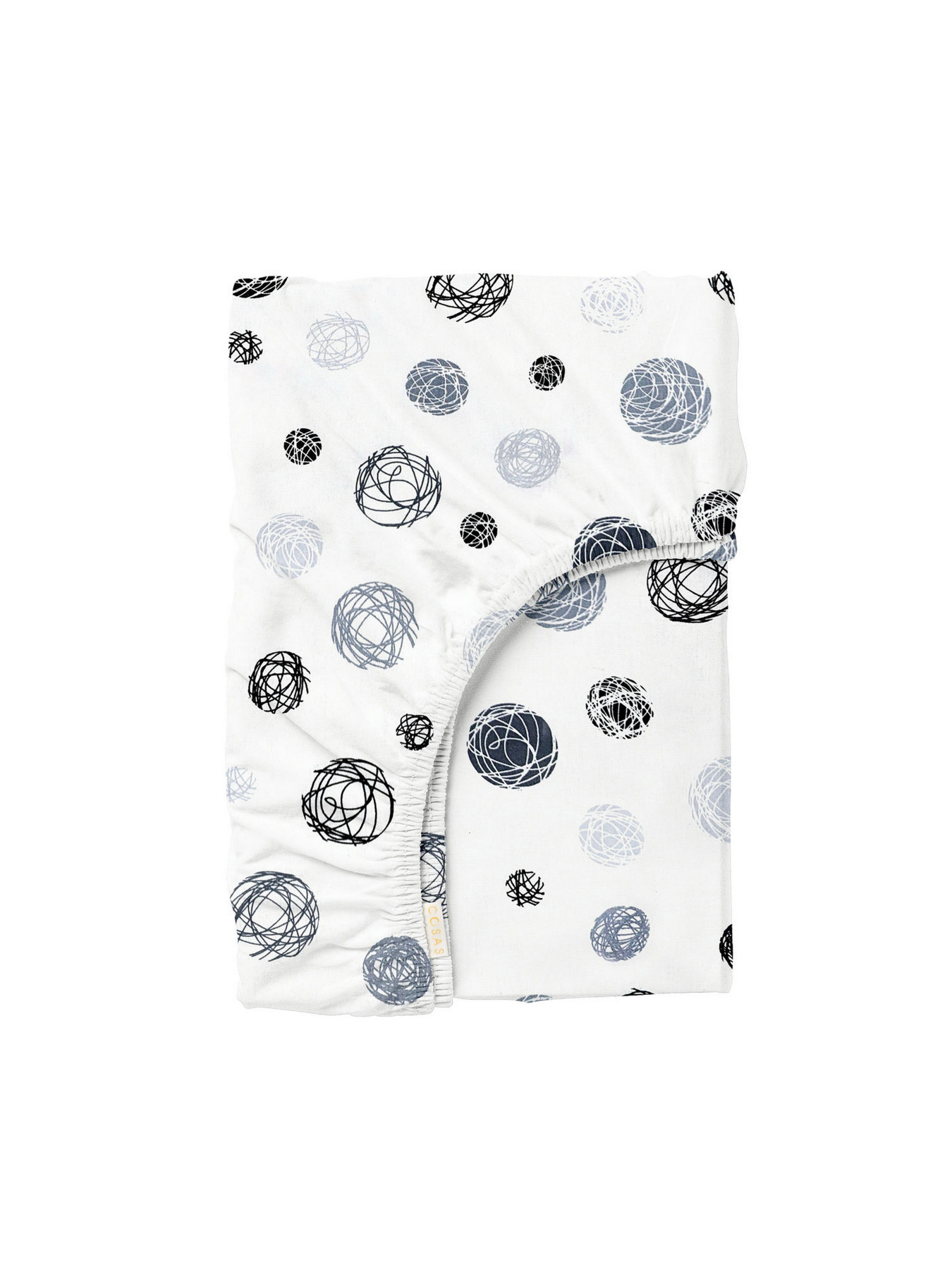 Простынь на резинке ранфорс THREAD BALLS GREY Cosas модель ThreadBallsGrey_120 Фото