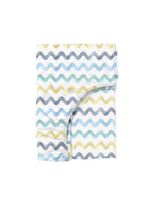 Простынь на резинке ранфорс COLOR WAVE Cosas модель WaveColor_120 Фото