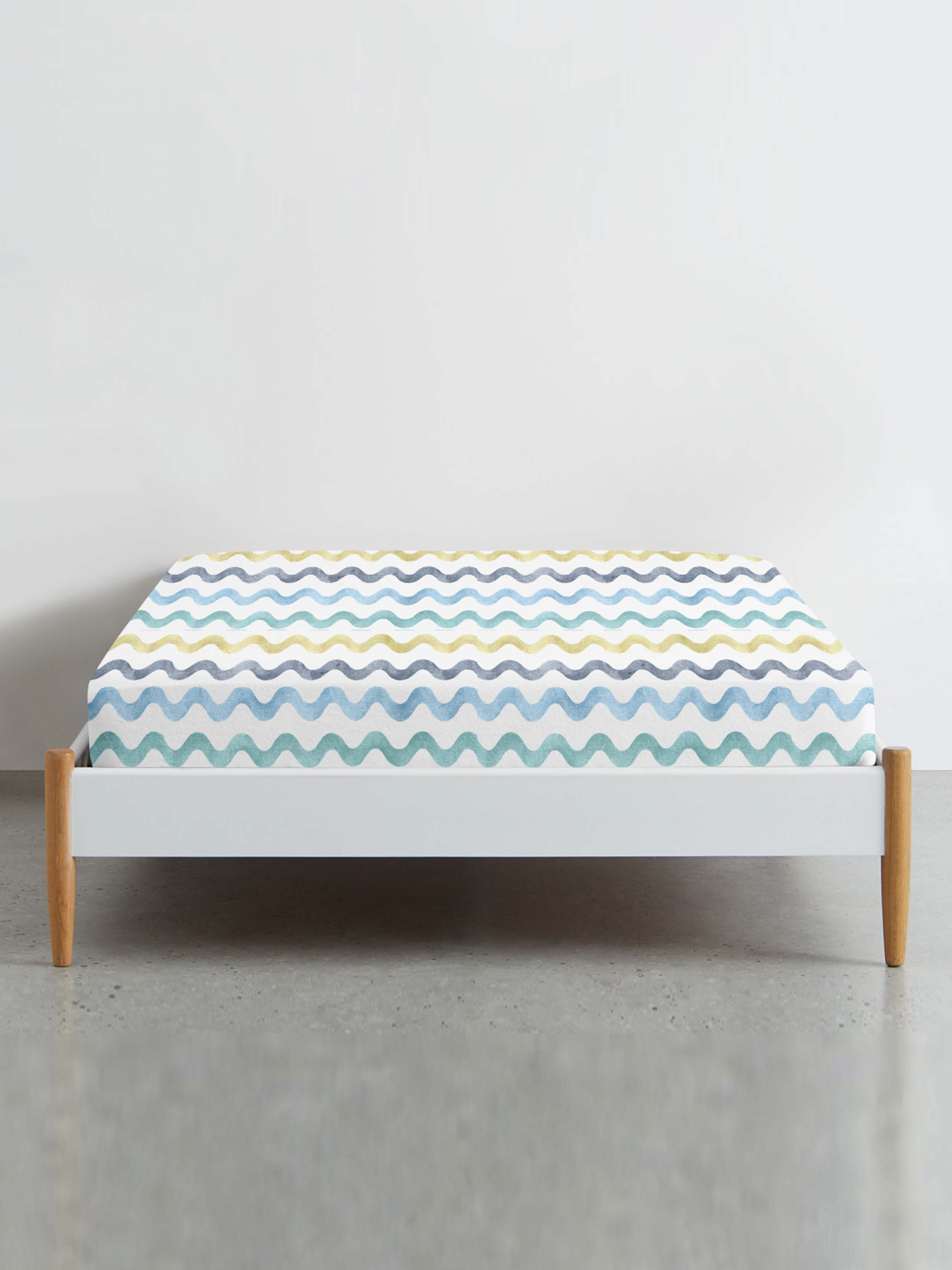 Простынь на резинке ранфорс COLOR WAVE Cosas модель WaveColor_120 Фото