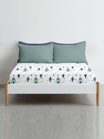 Простирадло на резинці ранфорс WIGWAM CACTUS Cosas модель WigwamCactus_120 Фото