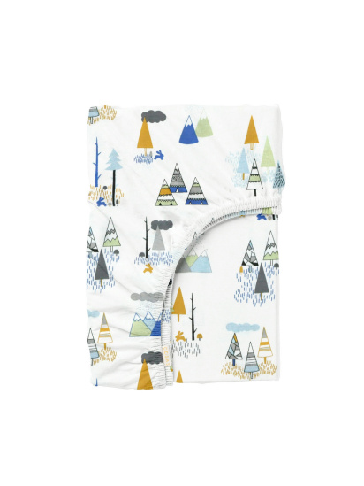 Cosas ­Простирадло на резинці ранфорс WIGWAM FOREST модель WigwamForest_70x140x12 - фото