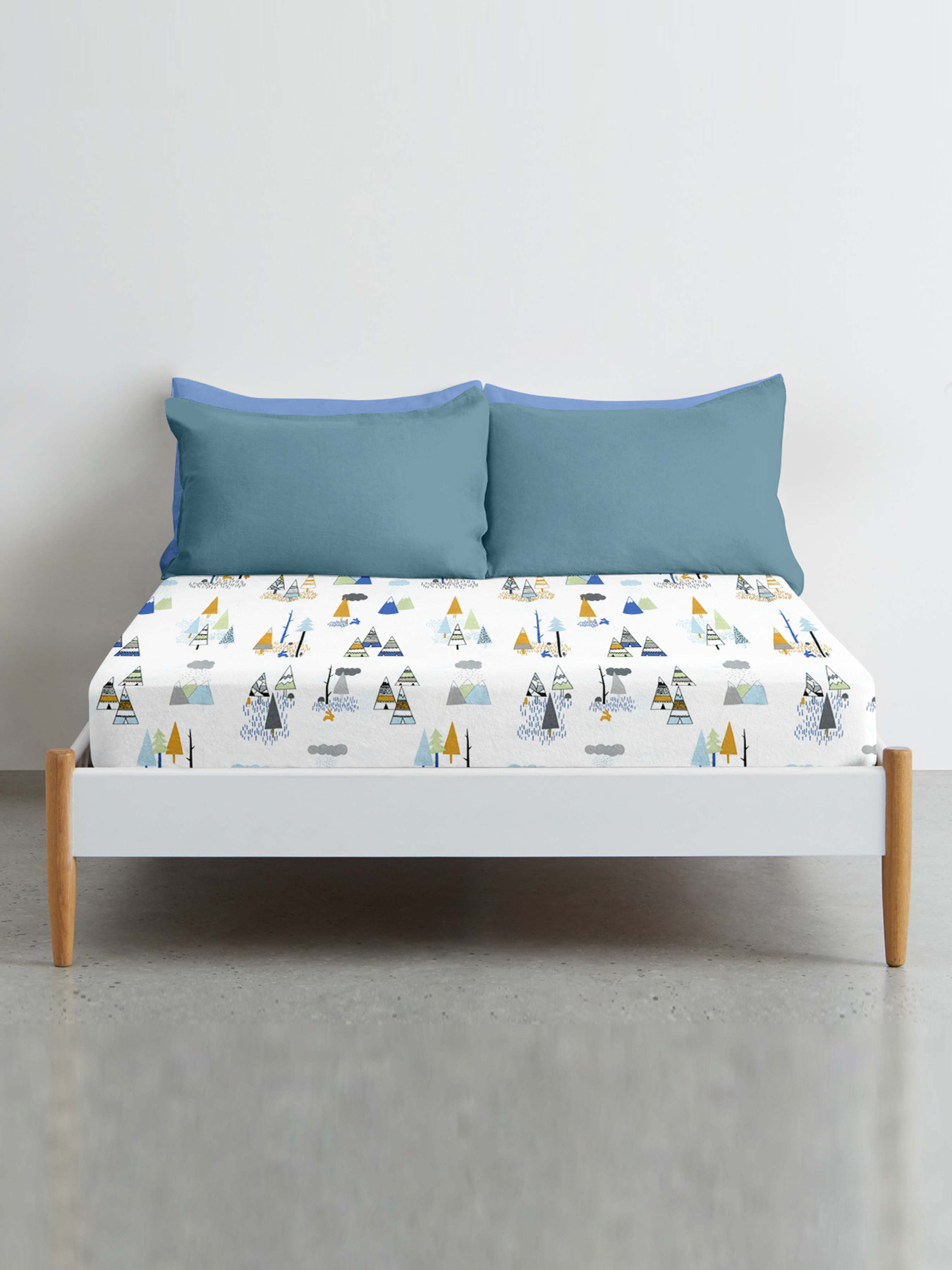 Простынь на резинке ранфорс WIGWAM FOREST Cosas модель WigwamForest_120 Фото