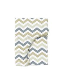 Простынь на резинке ранфорс ZIGZAG Cosas модель ZigGreyBeige_120 Простынь на резинке ранфорс ZIGZAG Cosas модель ZigGreyBeige_120 Фото