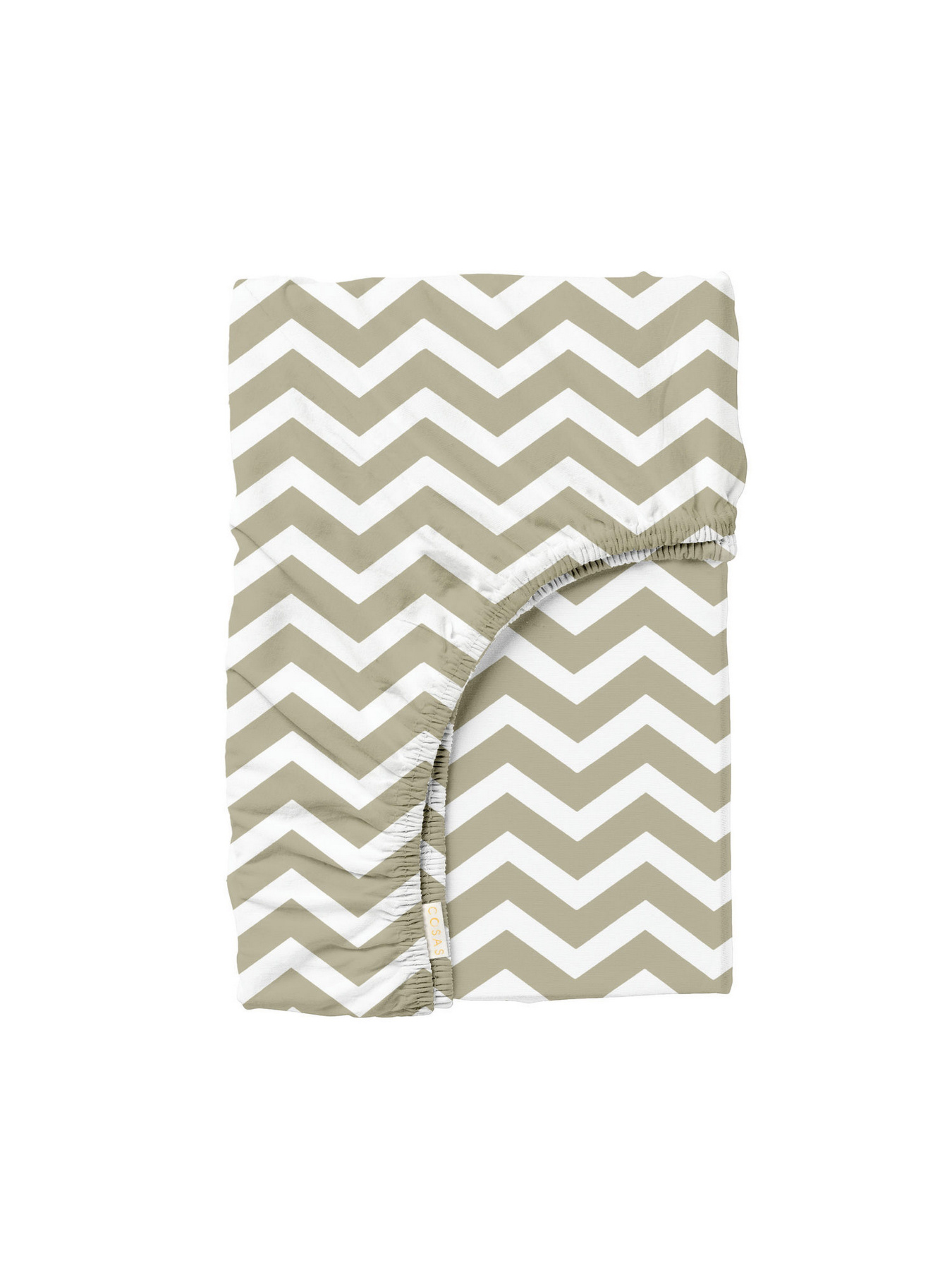 Простирадло на резинці ранфорс BISCUIT ZIGAZAG Cosas модель ZigQuartz-5032_120 Фото