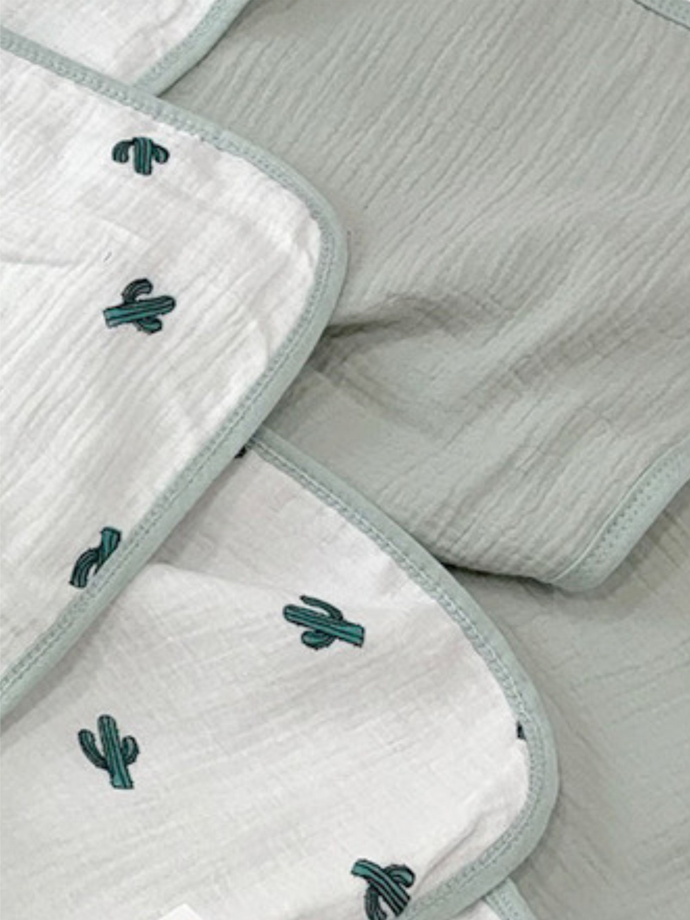 Плед Детский  Хлопок Муслин  - двухсторонний - Зеленый Lovely Svi  модель 501257 Фото