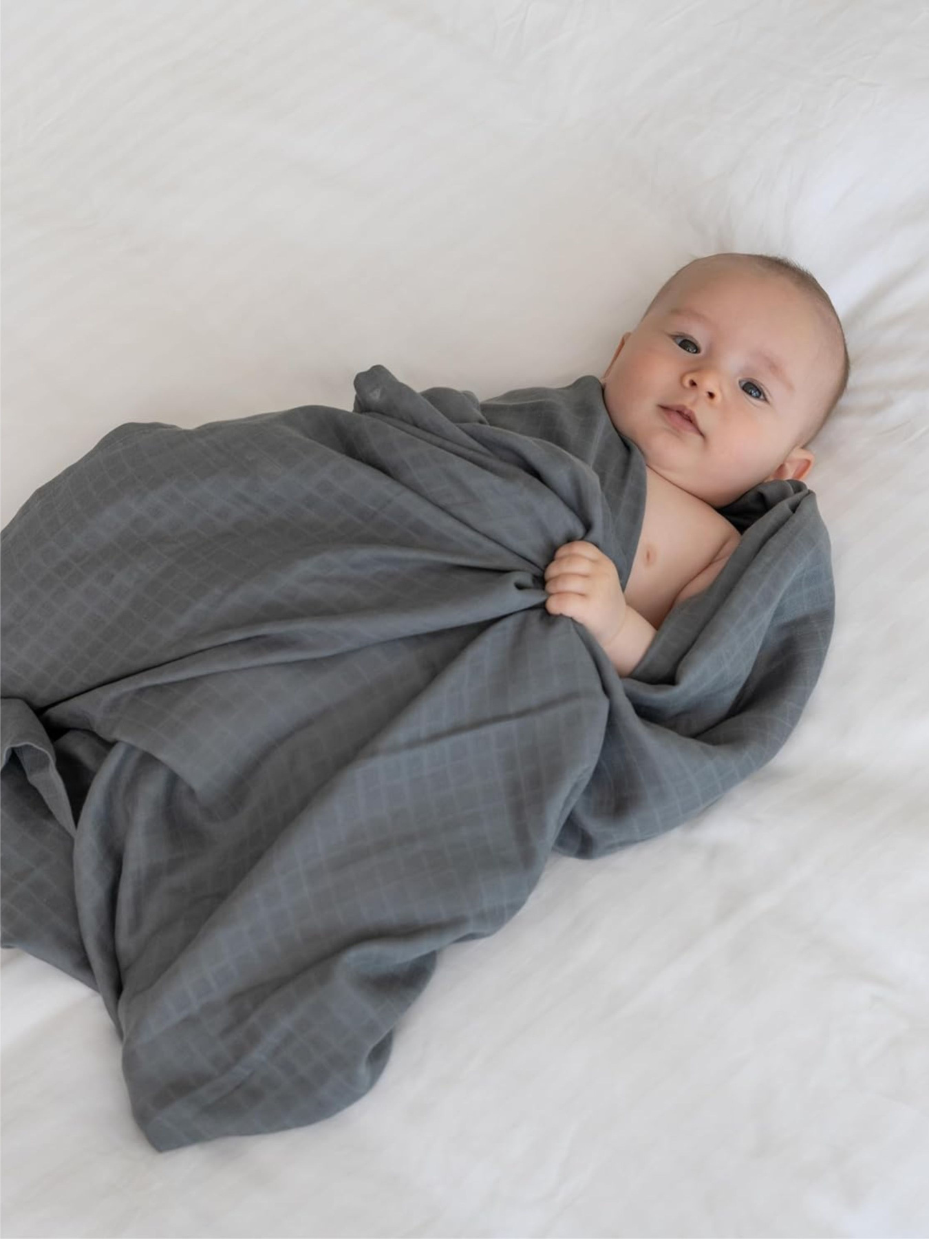 Набір пелюшок органічних  3 шт – м’які, дихаючі, розмір ХL Їжачки Lovely Svi  модель 100125 Фото