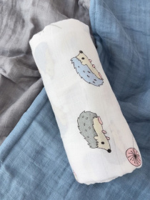 Набір пелюшок органічних  3 шт – м’які, дихаючі, розмір ХL Їжачки Lovely Svi  модель 100125 Фото