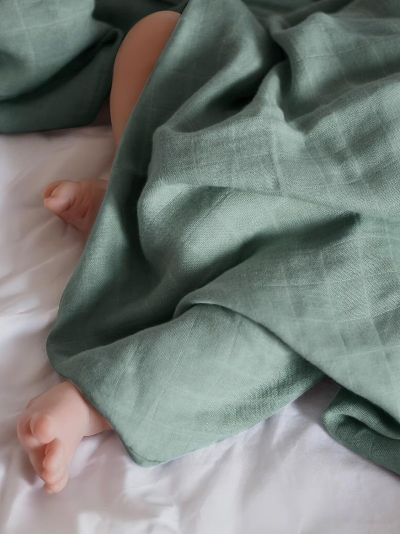 Набор органических пеленок 3 шт – мягкие, дышащие, размер ХL  Лесные звери Lovely Svi  модель 110125 Фото