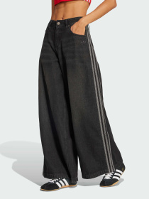 Широкие джинсы Adidas Adicolor модель JV7453 Фото