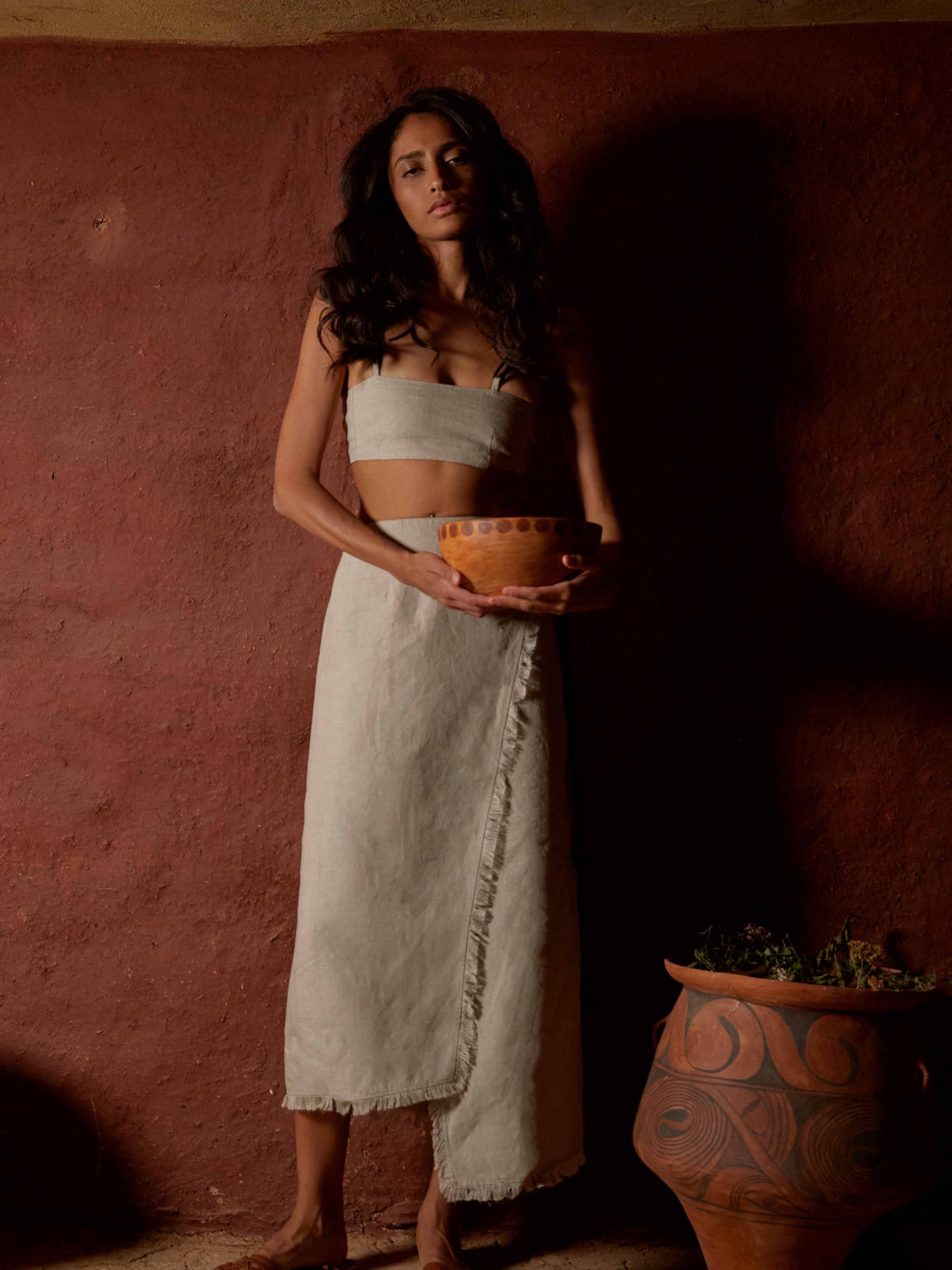 Спідниця міді GNIZDO модель LWSFNLC-001 Фото