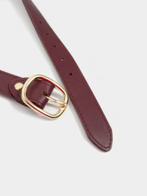 Ремені URBAN TRACE модель UT-W-61-3.0_burgundy_gold Фото