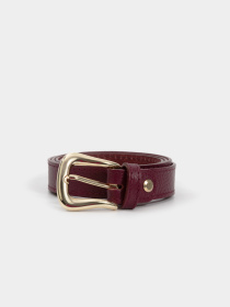 Ремни URBAN TRACE модель UT-W-64-2.5_burgundy_gold Фото