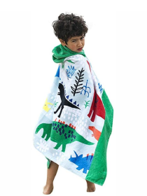 Полотенце хлопок велюр/махра детское, пляжное, для ванной, басейну - Динозавры Lovely Svi  модель 110520214 Фото