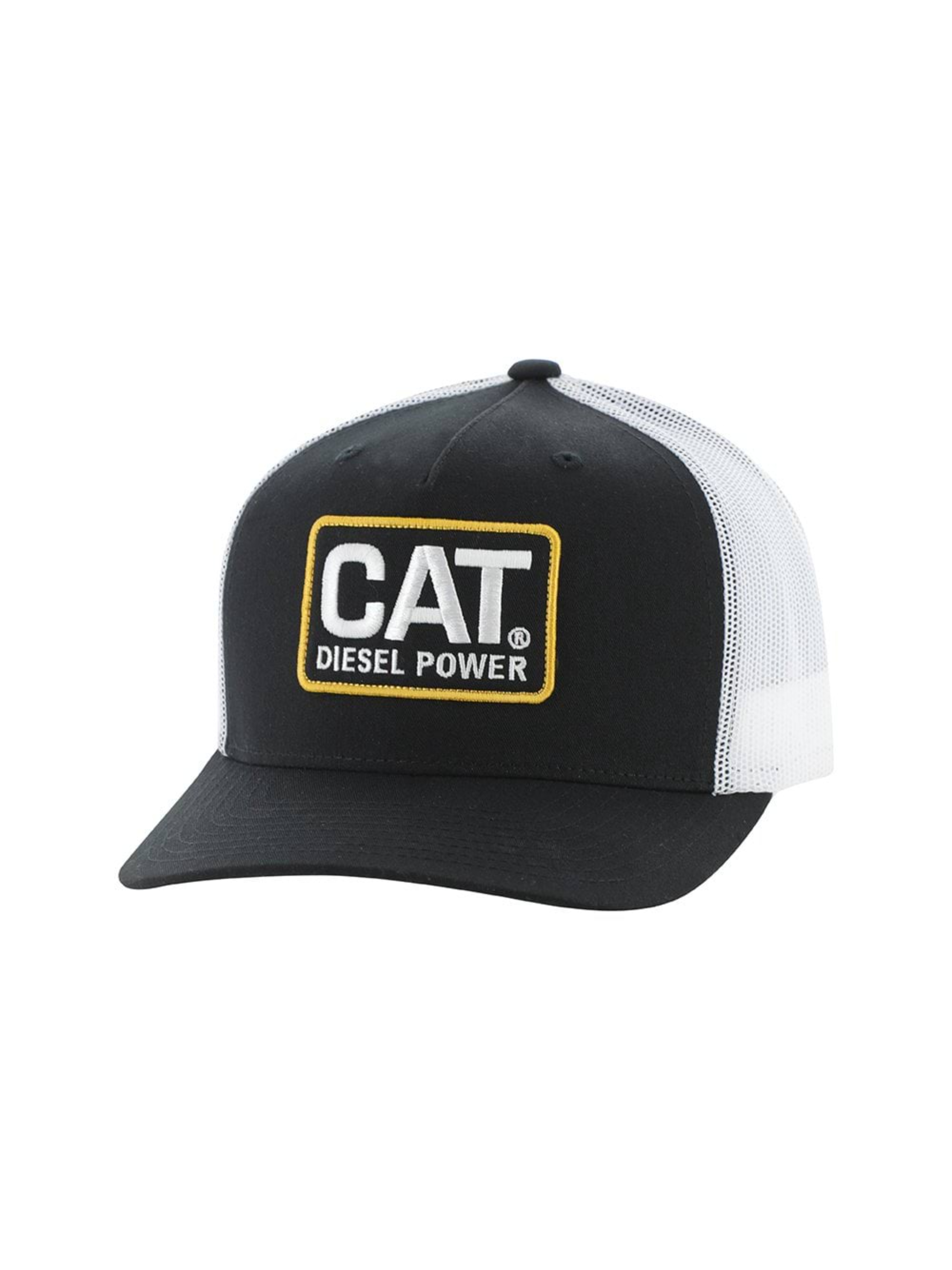 Caterpillar Кепка (1090002-10158) Унісекс колір - Білий/чорний матеріал - Поліестер