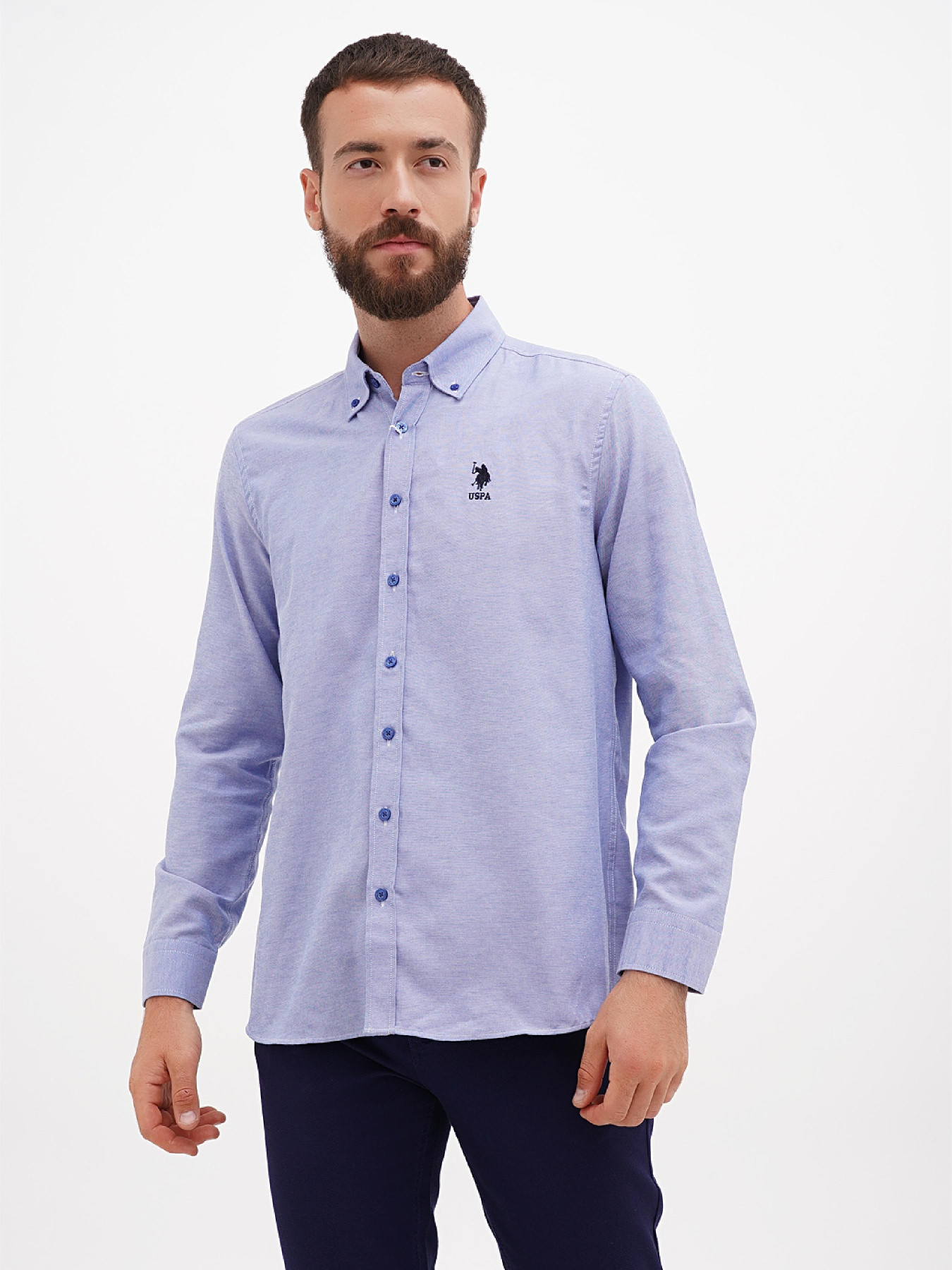 Сорочка US Polo модель G081GL004.000.1450315.VR032 Фото