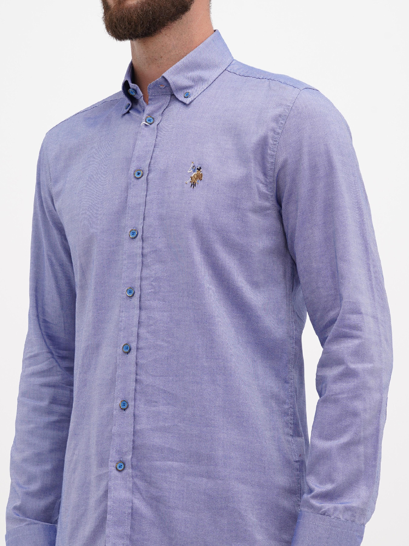 Рубашка повседневная US Polo модель G081SZ004.000.1450261.VR032 Фото