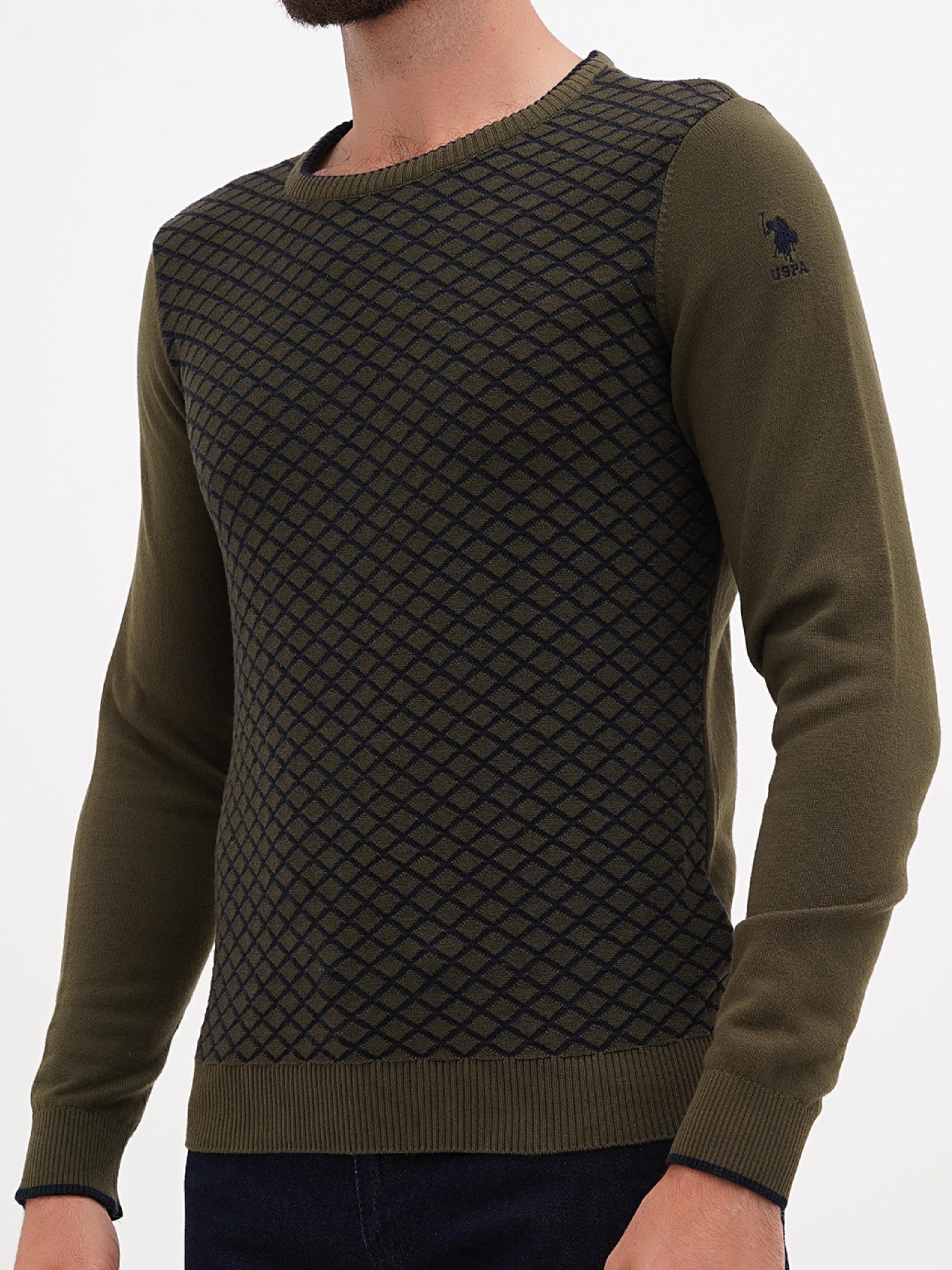 Джемпер US Polo модель USPAINT.1056253.VR054 Фото