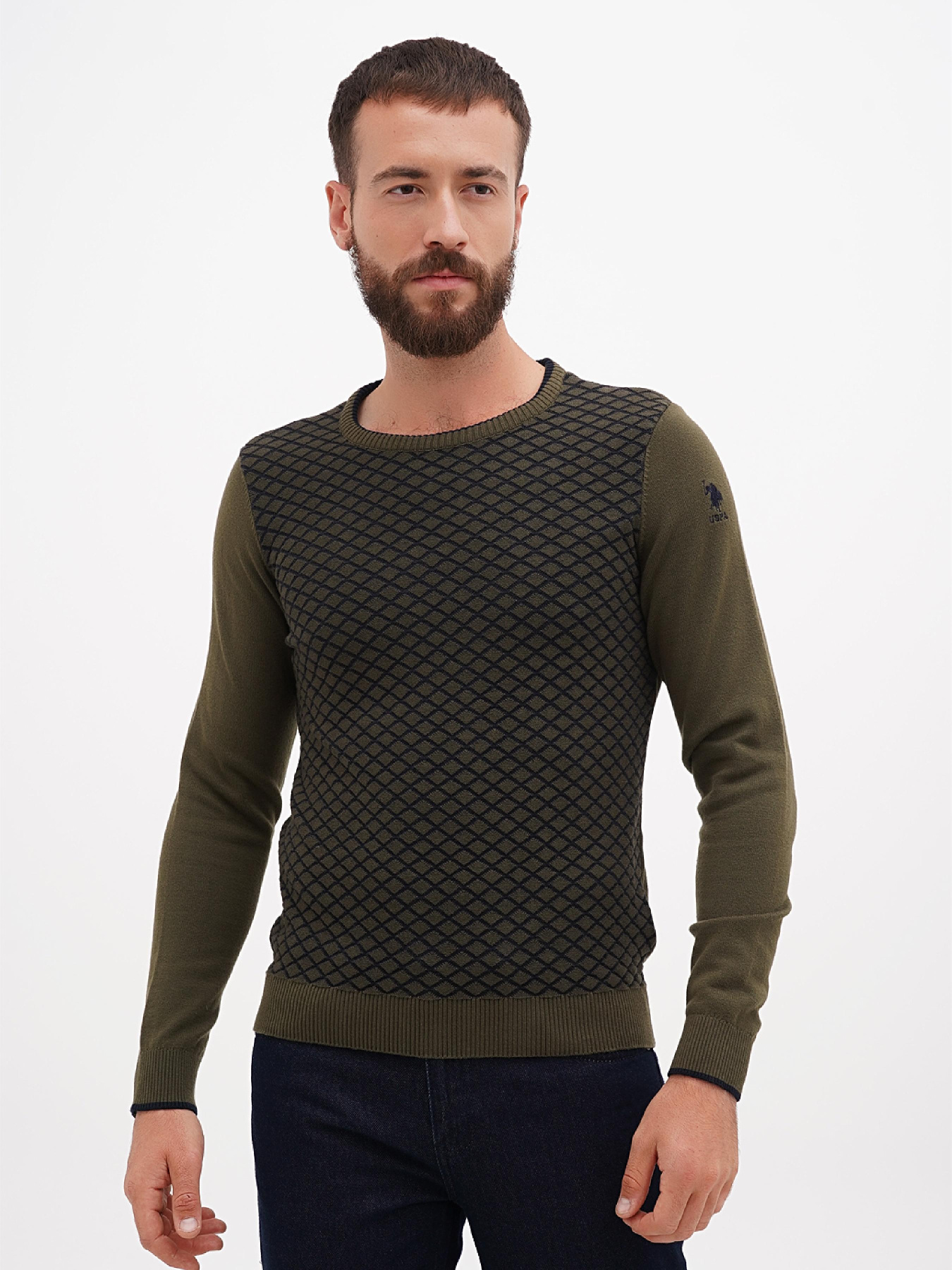 Джемпер US Polo модель USPAINT.1056253.VR054 Фото