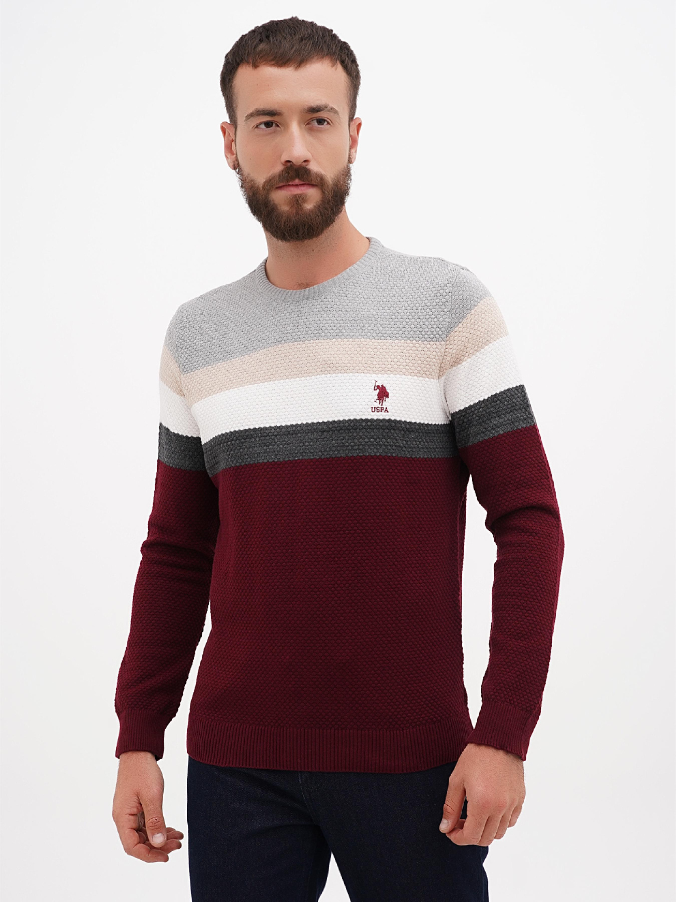 Джемпер US Polo модель USPAINT.1091095.VR126 Фото