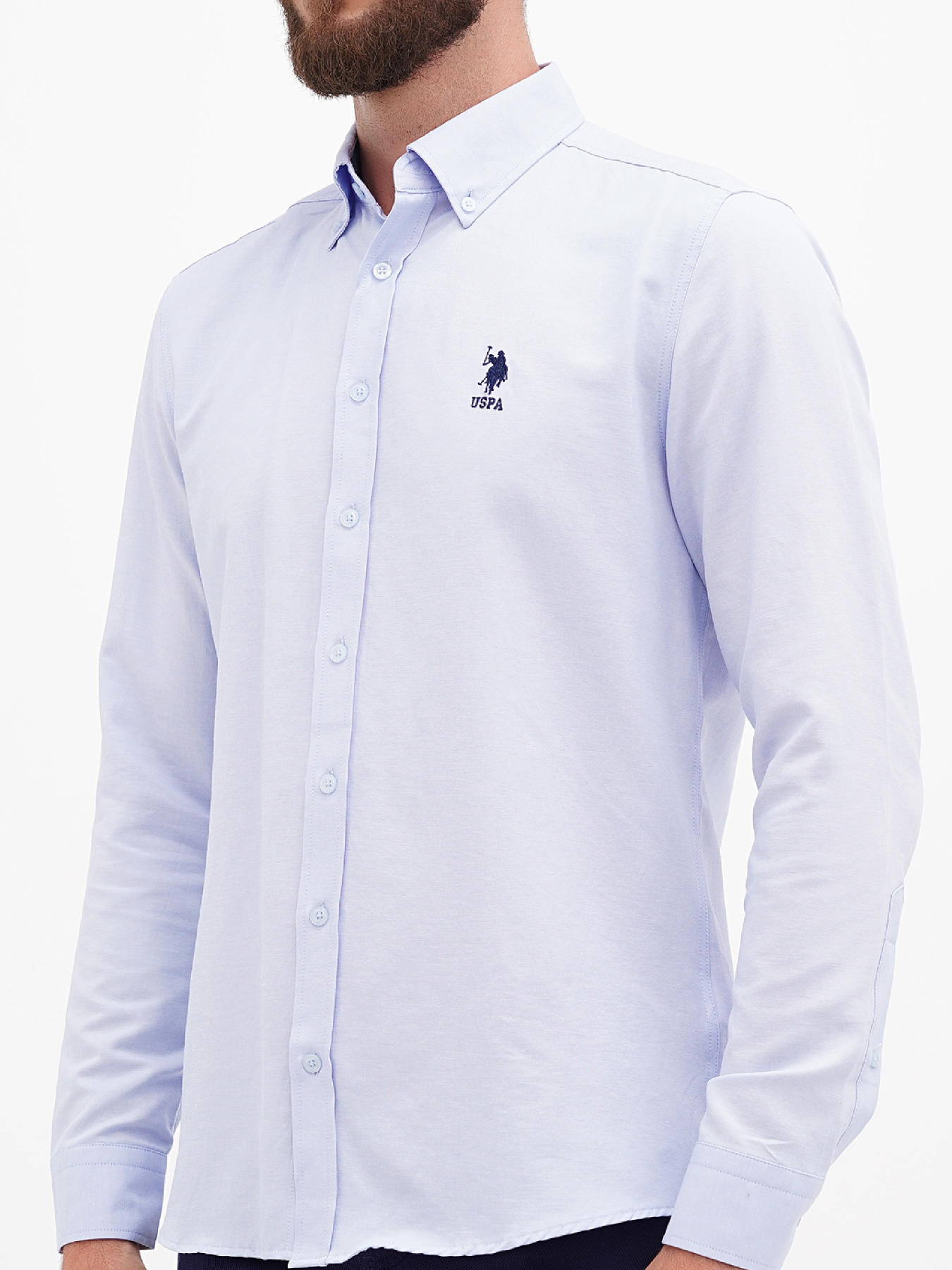 Рубашка US Polo модель USPAINT.1570715.VR036 Фото