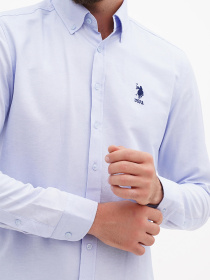 Рубашка US Polo модель USPAINT.1570715.VR036 Фото