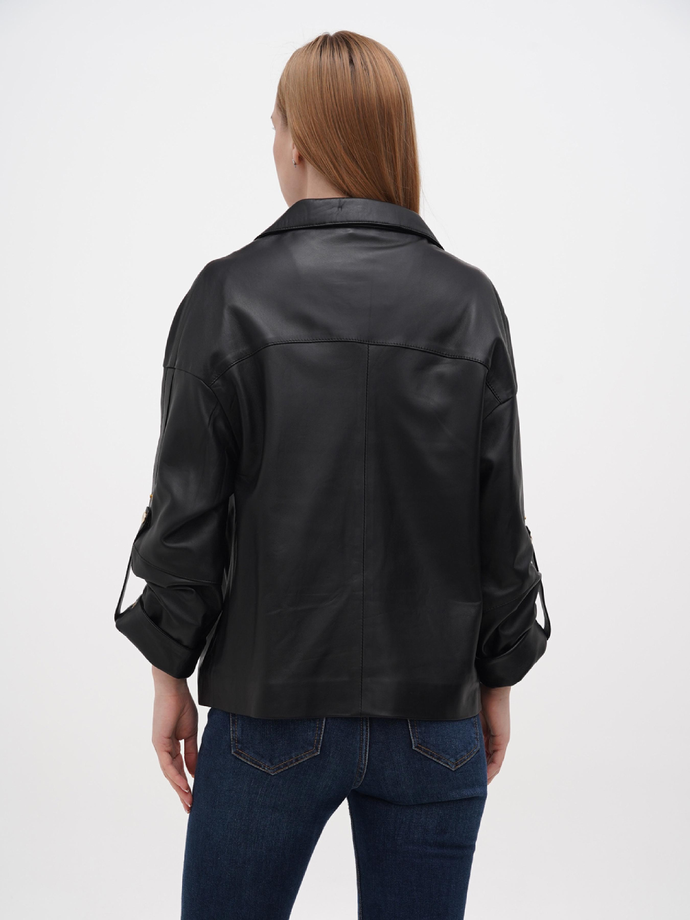 Шкіряна куртка US Polo модель USPA.WK23006.VR046 Фото