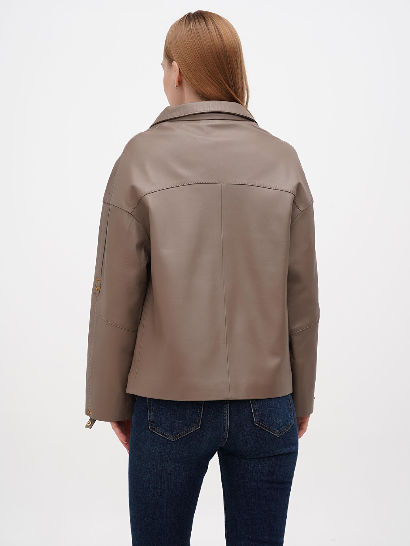 Шкіряна куртка US Polo модель USPA.WK23006.VR071 Фото