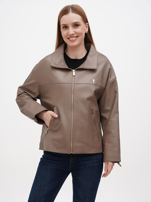 Шкіряна куртка US Polo модель USPA.WK23006.VR071 Фото