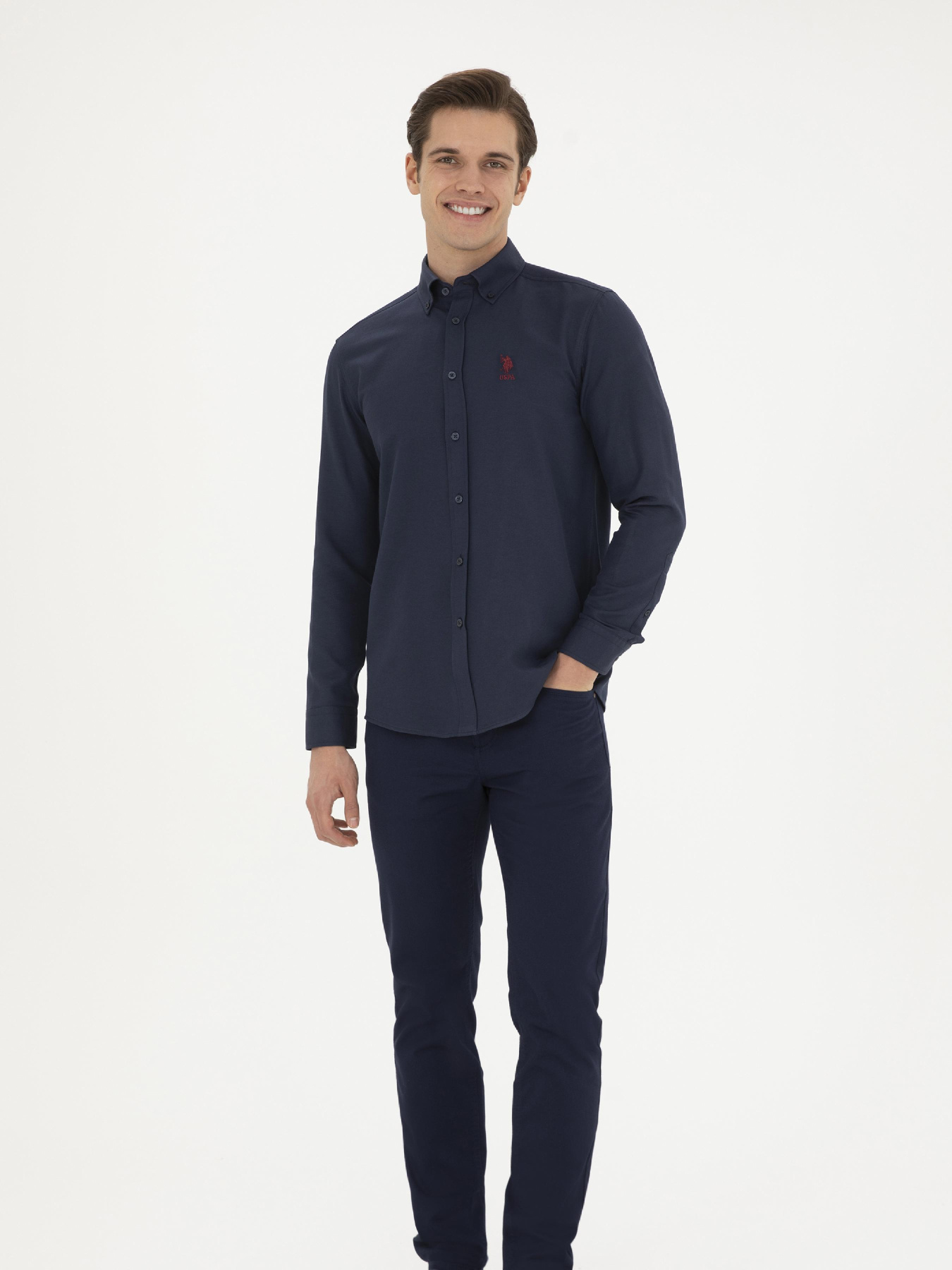 Рубашка US Polo модель G081GL004.000.1829634.VR033 Фото