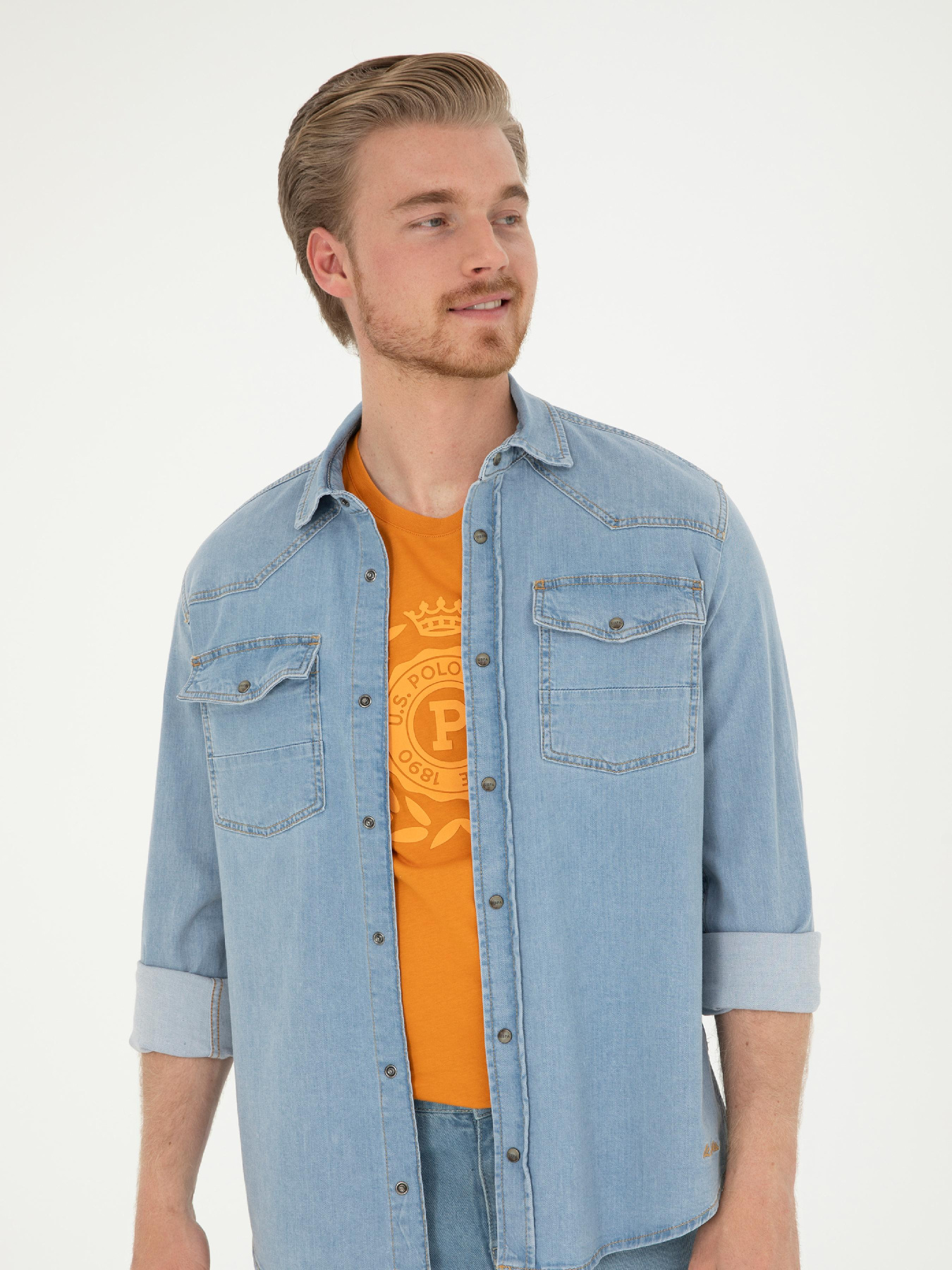 Сорочка US Polo модель G081SZ077.000.1836891.DN0021 Фото