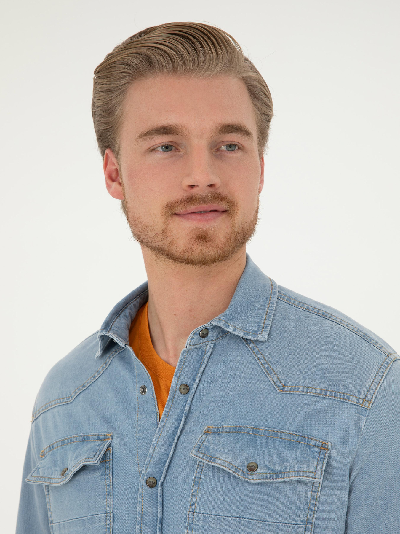 Рубашка повседневная US Polo модель G081SZ077.000.1836891.DN0021 Рубашка повседневная US Polo модель G081SZ077.000.1836891.DN0021 Фото