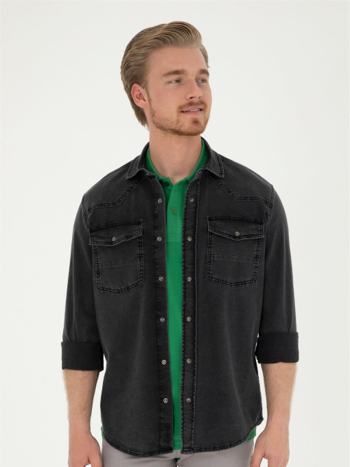 Рубашка повседневная US Polo модель G081SZ077.000.1836895.DN0027 Фото