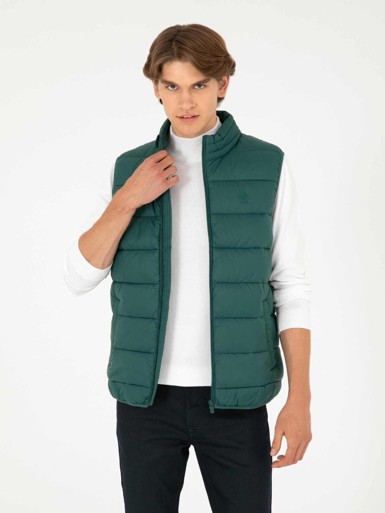 Жилет с утеплителем US Polo модель G081GL010.000.1946066.VR079 Фото