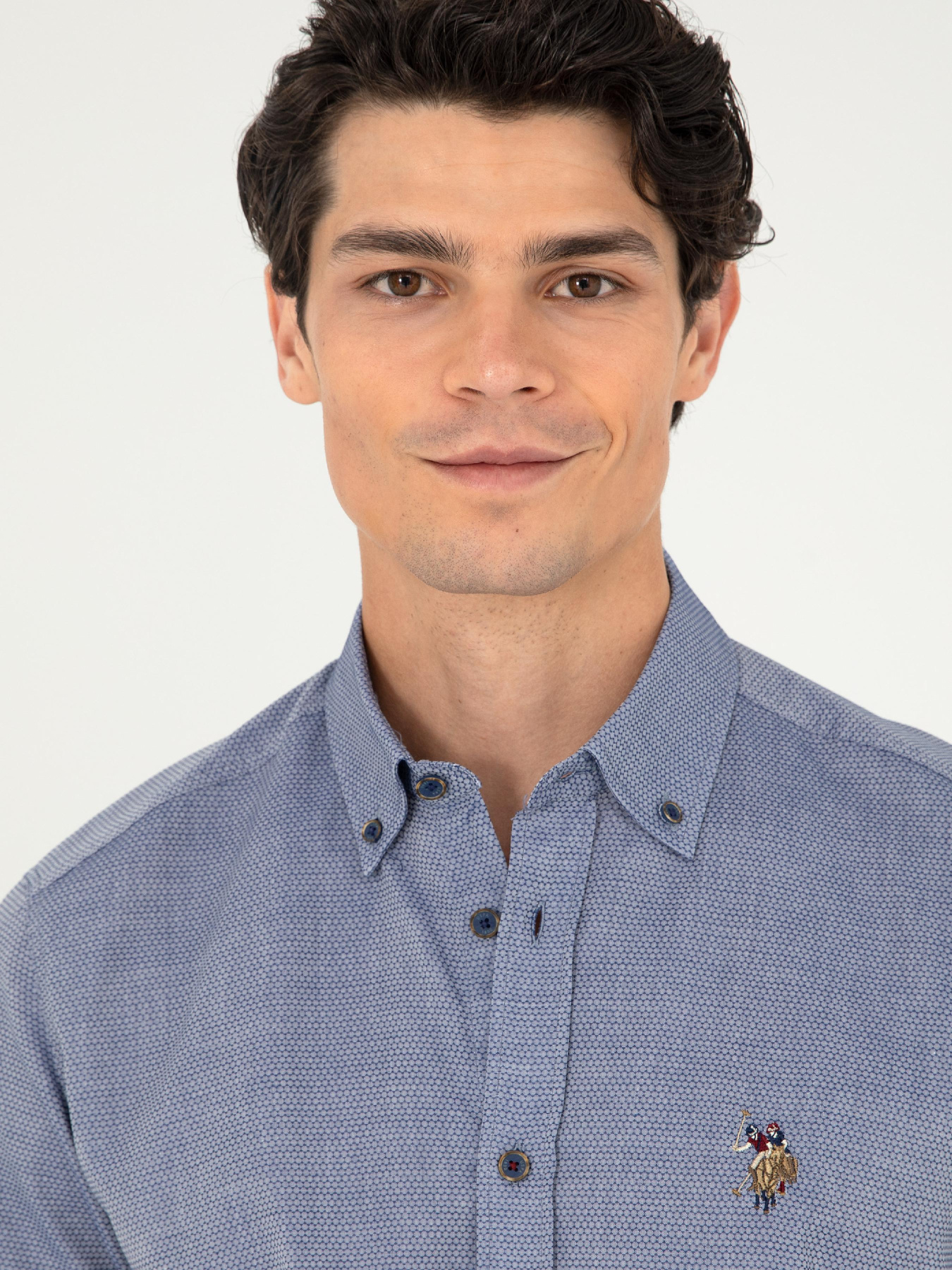 Рубашка US Polo модель G081SZ004.000.1964641.VR033 Фото